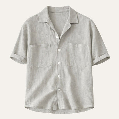 Men's Relaxed Fit Linen Blend Shirt