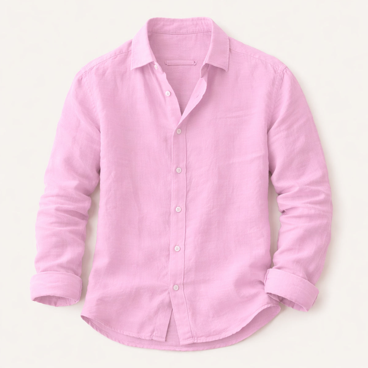 Men's Cotton Linen Shirt Breathable Relaxed Fit