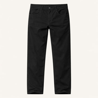 Men's Cotton Straight Leg Pants Loose Fit