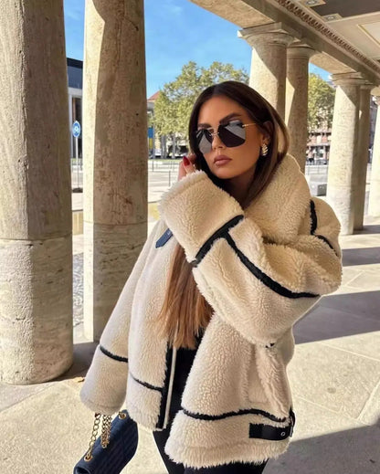 Women's Oversized Jacket Comfortable Outerwear