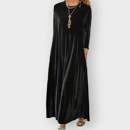 Women's Velvet Maxi Dress