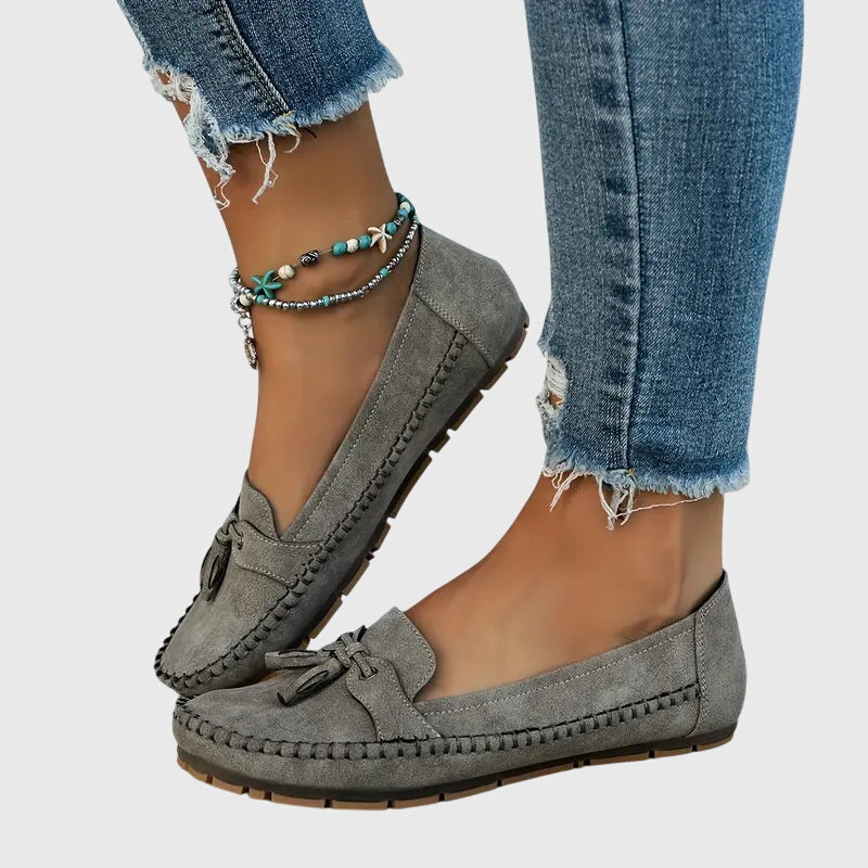 Cozy Slip On Leather Loafers