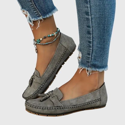 Cozy Slip On Leather Loafers