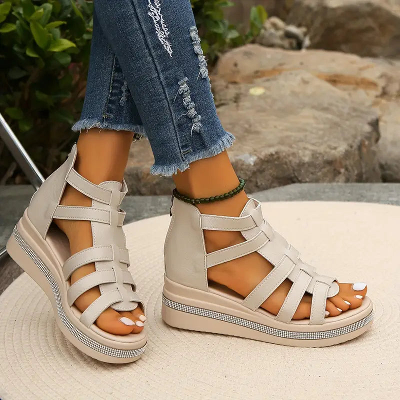 Women's Multi-Strap Platform Sandals