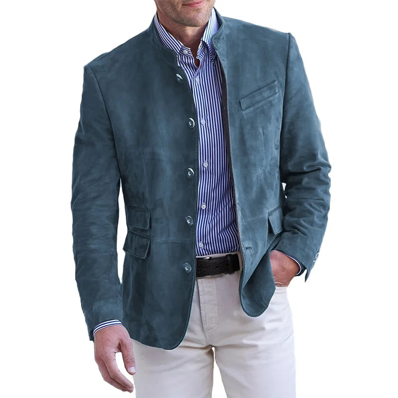 Men's Tailored Fit Smart Blazer Jacket - VibreMode