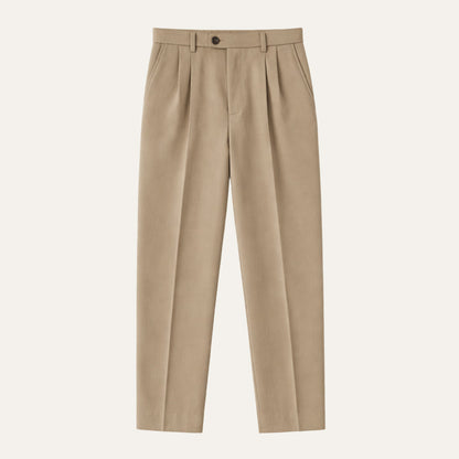 Men's Classic Pleated Tailored Pants