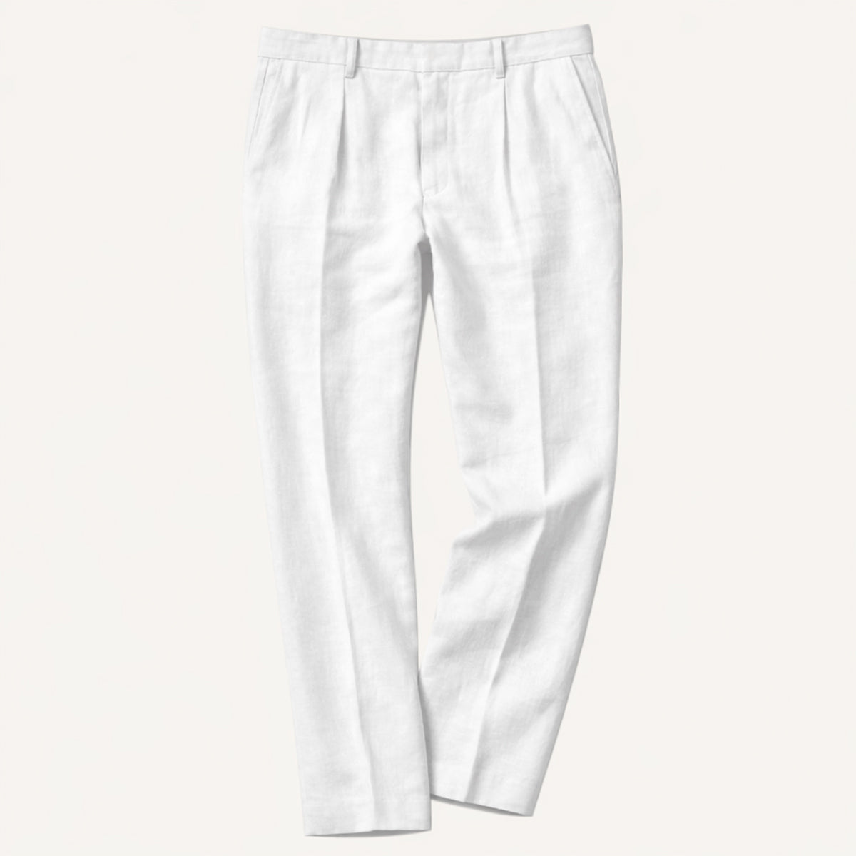 Men's Linen Pants Loose Fit Lightweight Beige