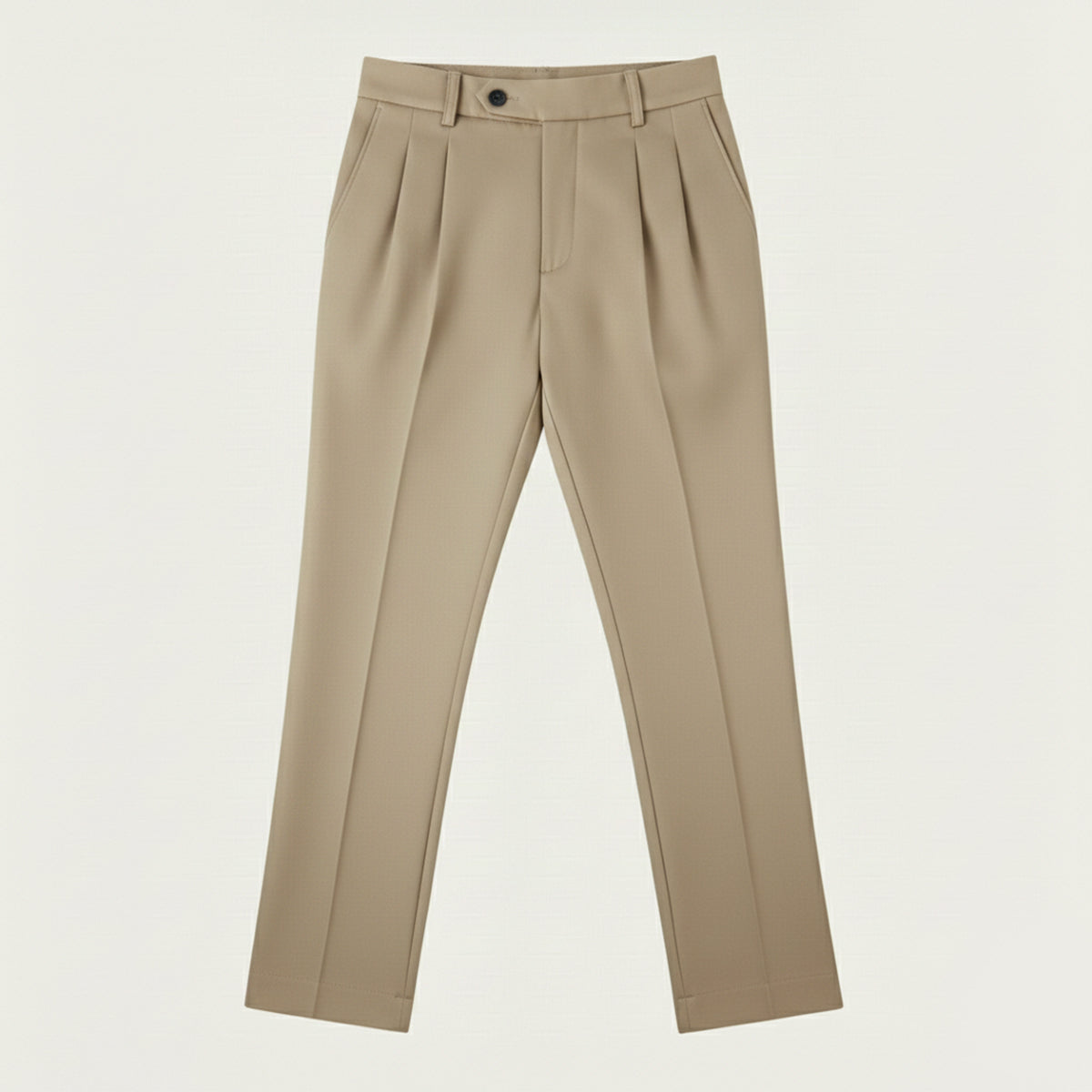 Men's Linen Summer Pants Loose Fit Lightweight Beige