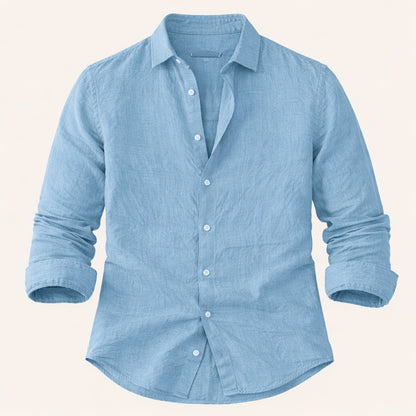 Men's Cotton Linen Casual Summer Shirt