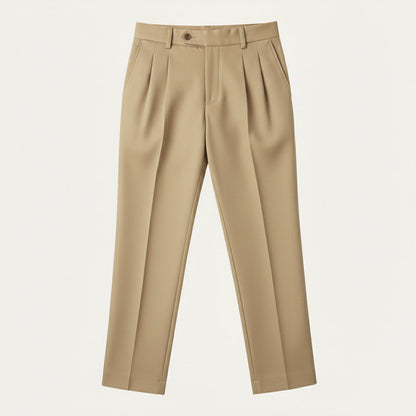 Men's Linen Summer Pants Loose Fit Breathable Beige