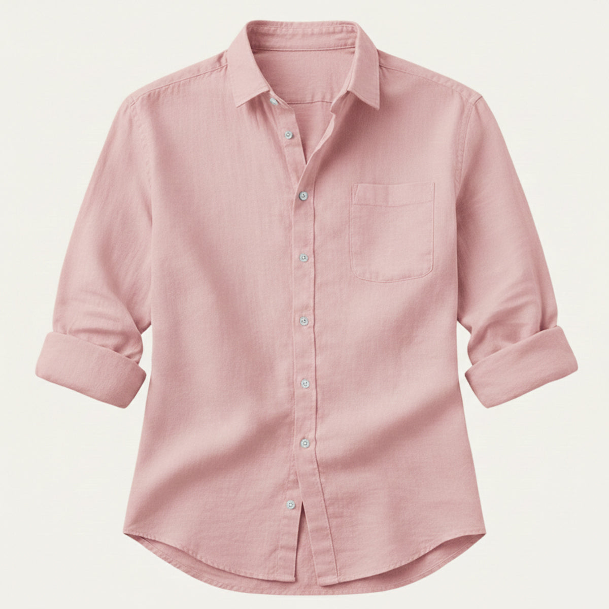 Men's Cotton Linen Summer Shirt Lightweight