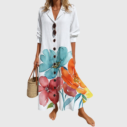 Beautiful Floral Long Dress