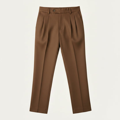Men's Linen Summer Pants Loose Fit Breathable Beige