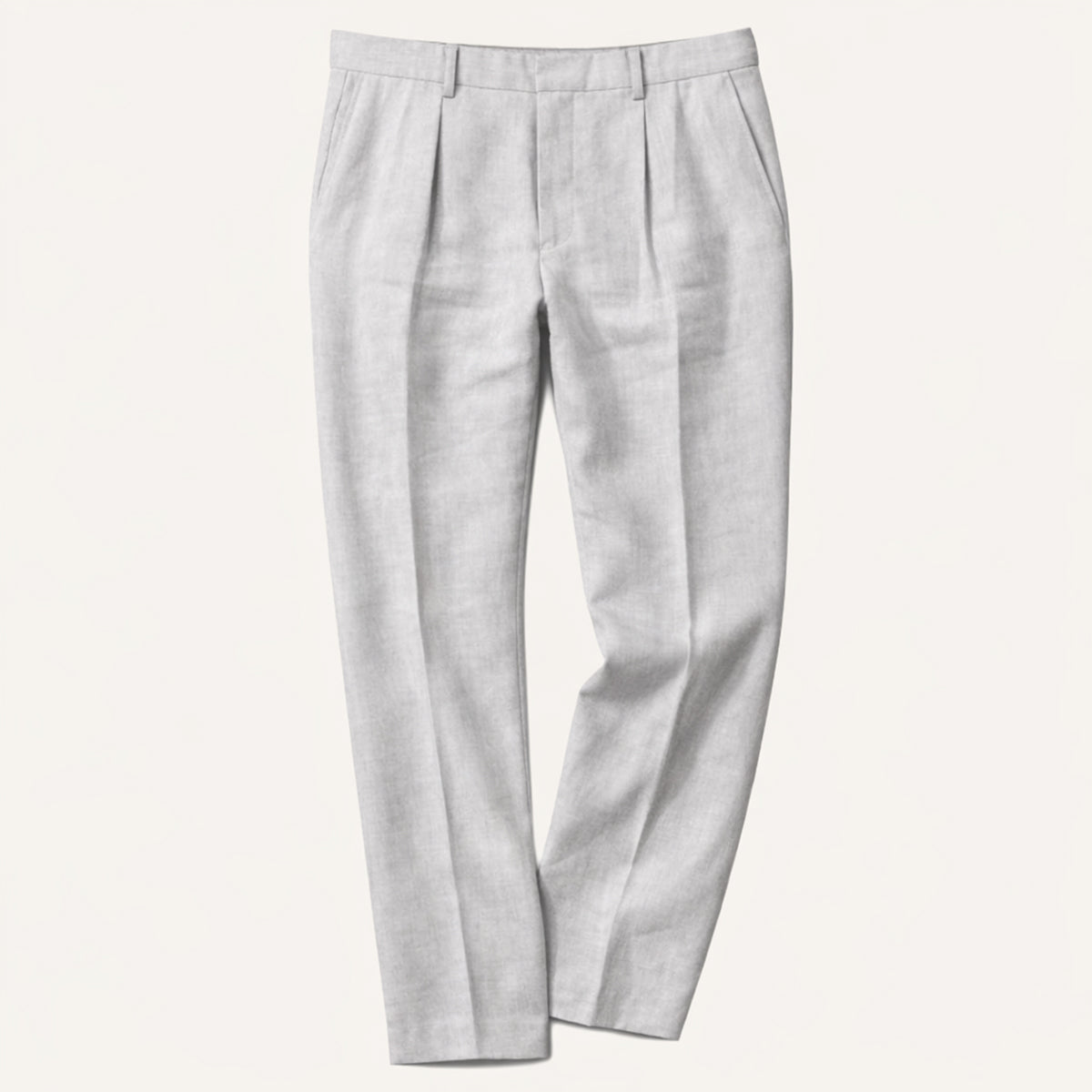 Men's Linen Pants Loose Fit Lightweight Beige
