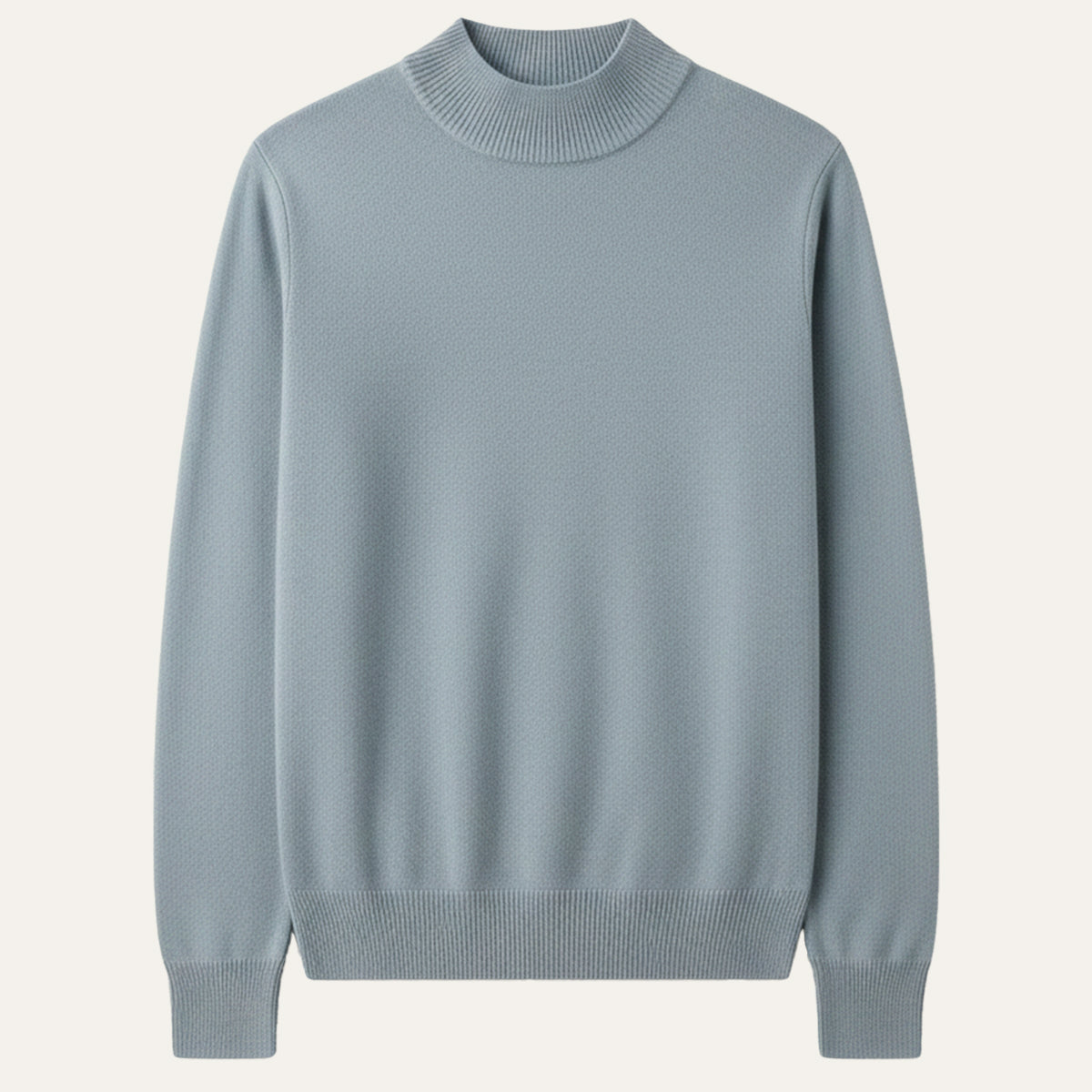 Men's Mock Neck Knit Sweater