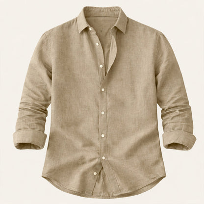 Men's Cotton Linen Casual Summer Shirt