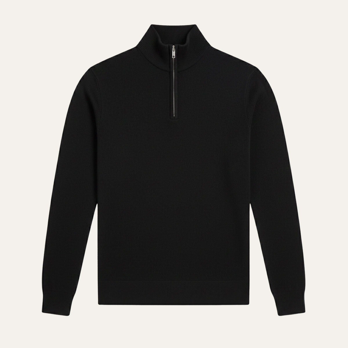 Men's Quarter Zip Sweater Smart Casual