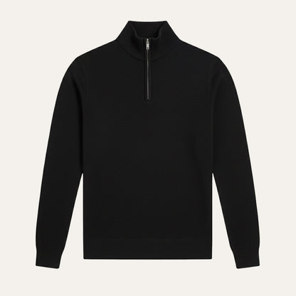 Men's Quarter Zip Sweater Smart Casual