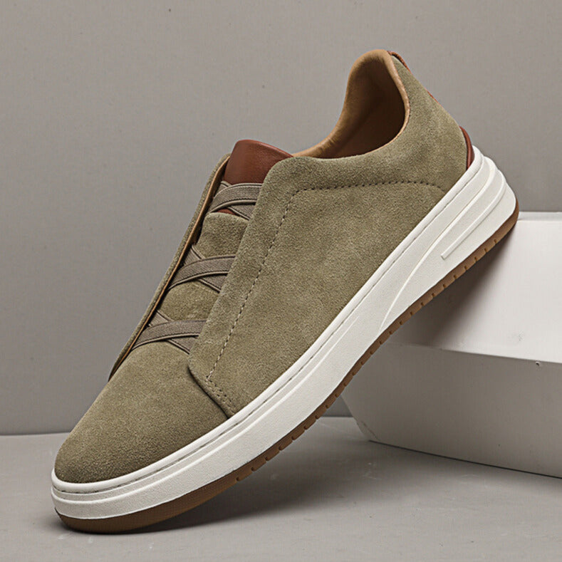 Men's Casual Cowhide Sneakers