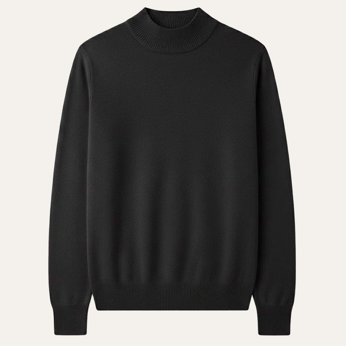 Men's Mock Neck Knit Sweater - VibreMode