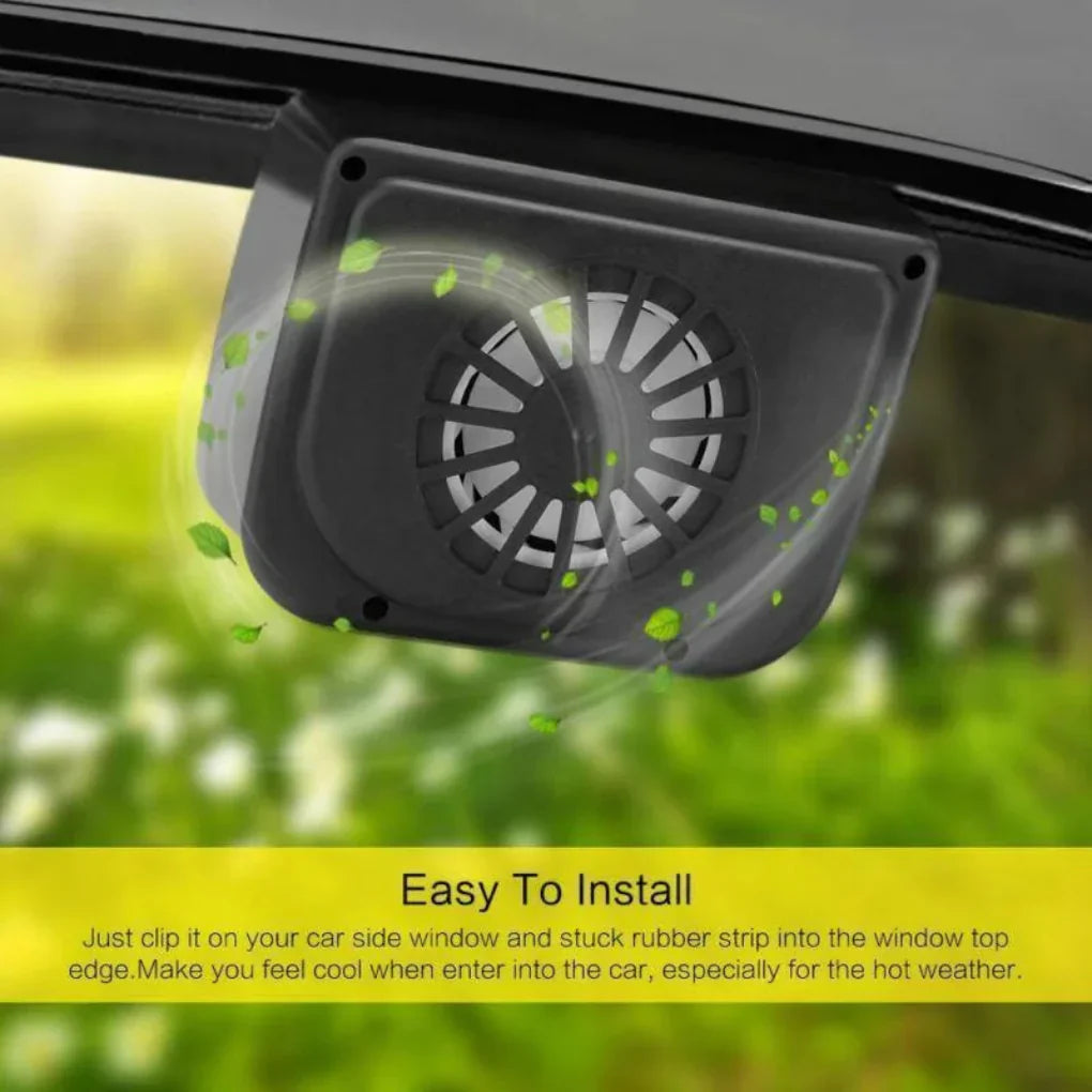 Solar Powered Car Window Vent Fan