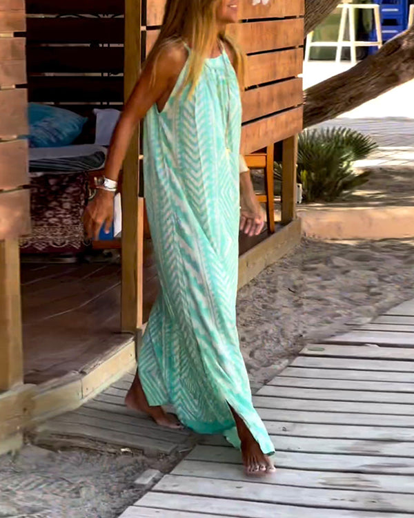Vintage Floral Off Shoulder Maxi Dress