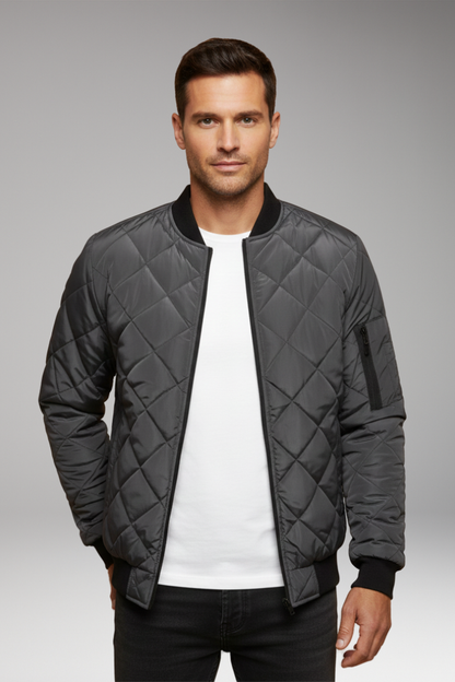 Men's Padded Zipper Jacket