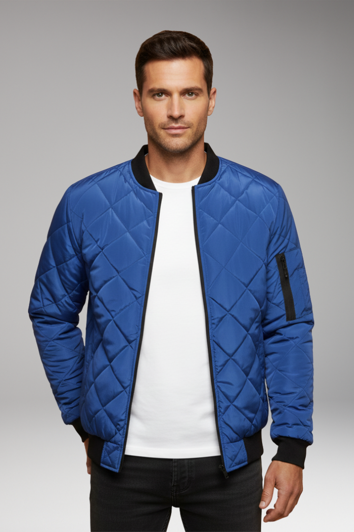 Men's Padded Zipper Jacket