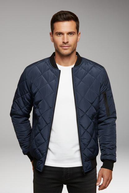 Men's Padded Zipper Jacket