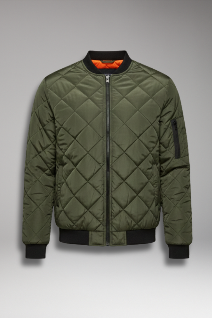 Men's Padded Zipper Jacket - VibreMode