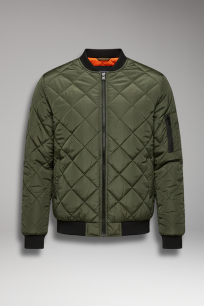 Men's Padded Zipper Jacket - VibreMode