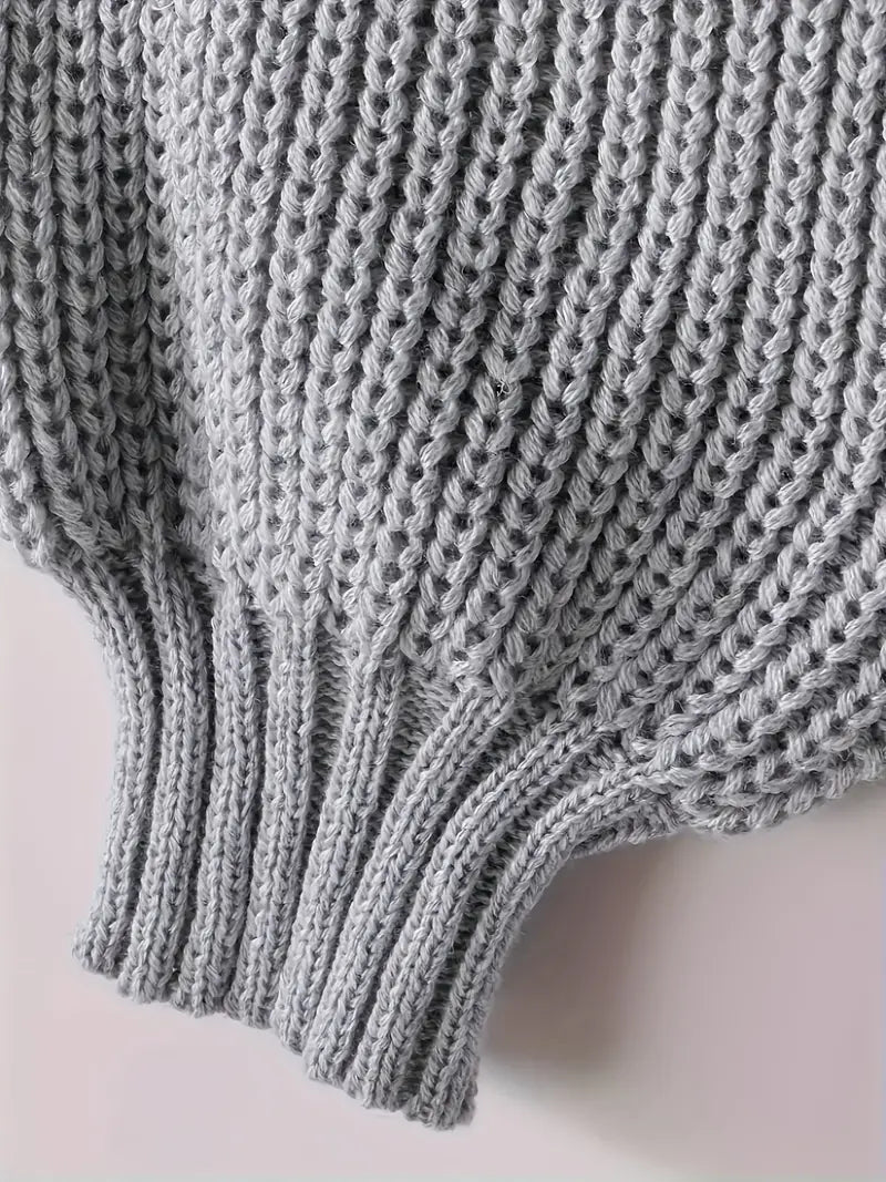 Fashionable Women's Cropped Sweater