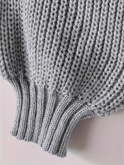 Fashionable Women's Cropped Sweater