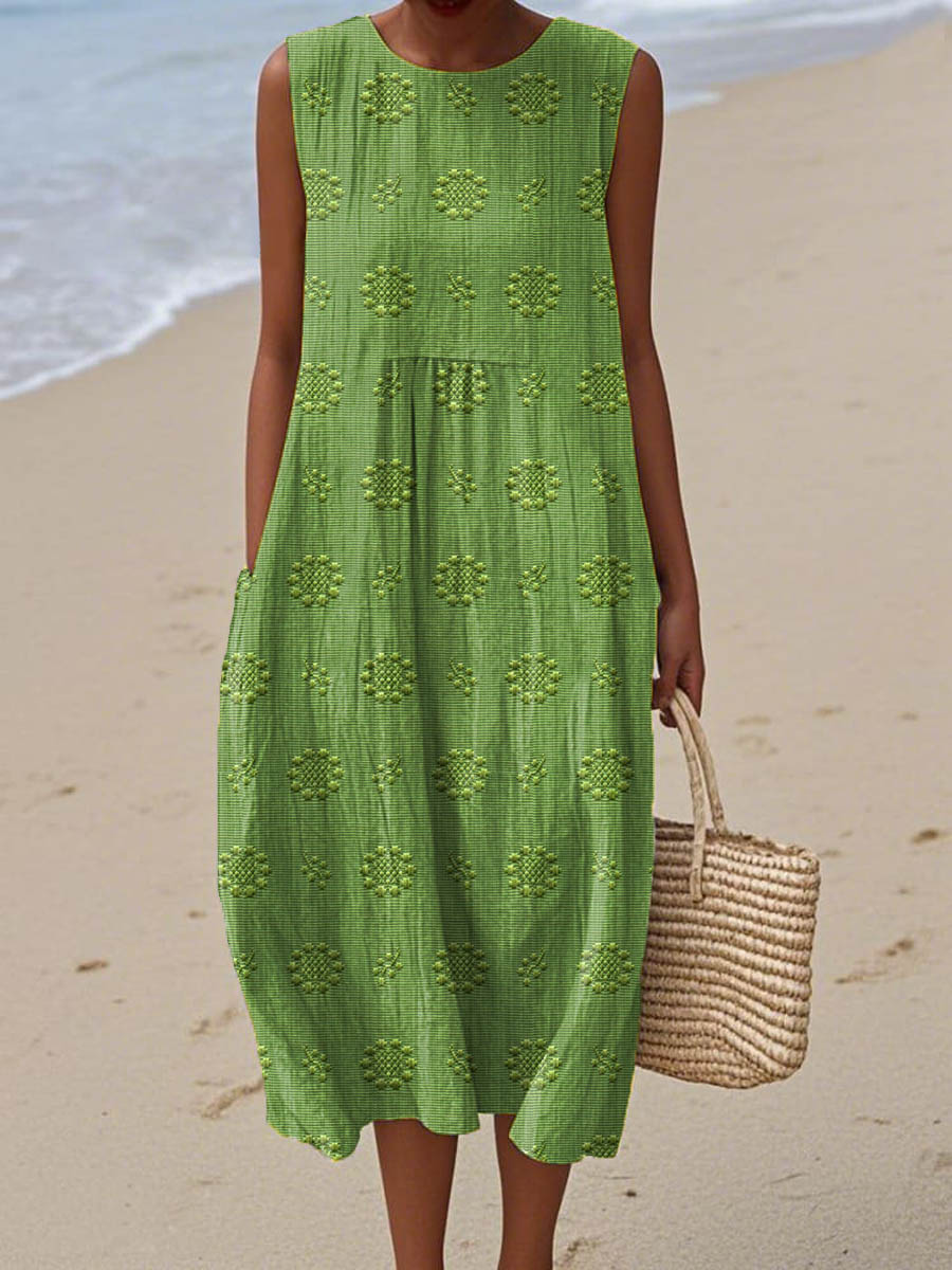 Chic Summer Sleeveless Women's Dress - VibreMode