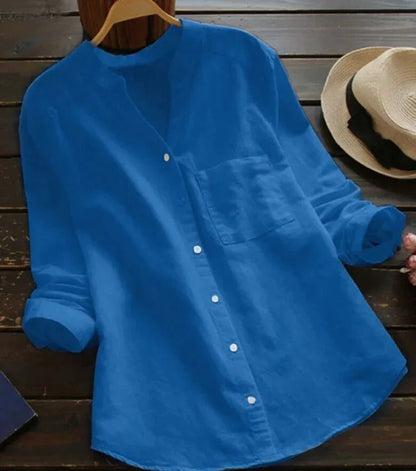 Women's Linen Cotton Blend Shirt