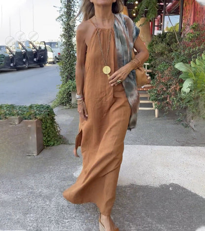 Comfortable Summer Strap Dress - VibreMode