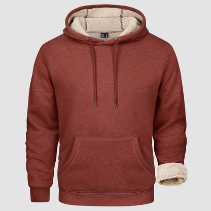 Men's Fleece Hoodie Sweatshirt Warm