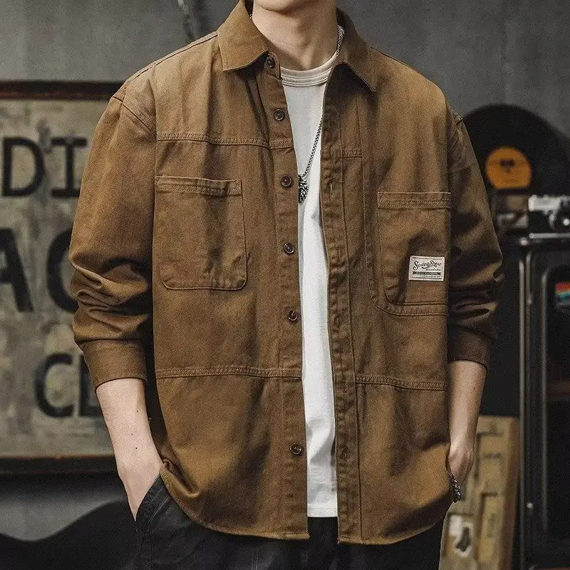 Mens Heavy-Duty Button Up Shirt - VibreMode