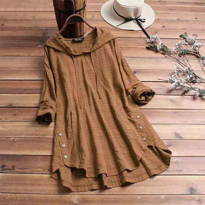 Cozy Plaid Hooded Sweat Dress