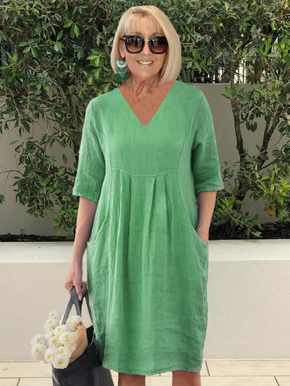 Relaxed Fit Cotton Beach Robe Dress for Women
