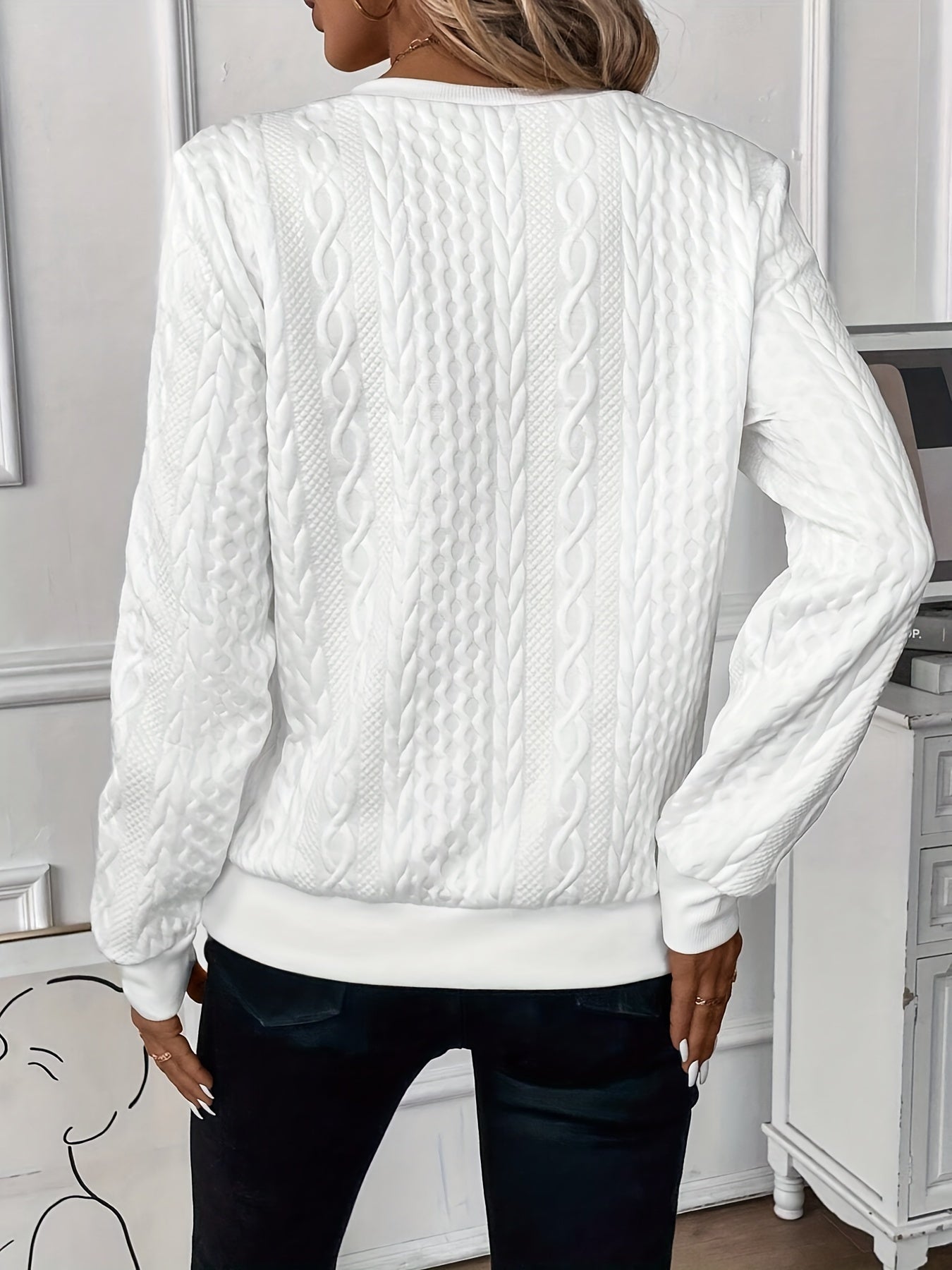 Stylish Zip Front Knitted Sweater