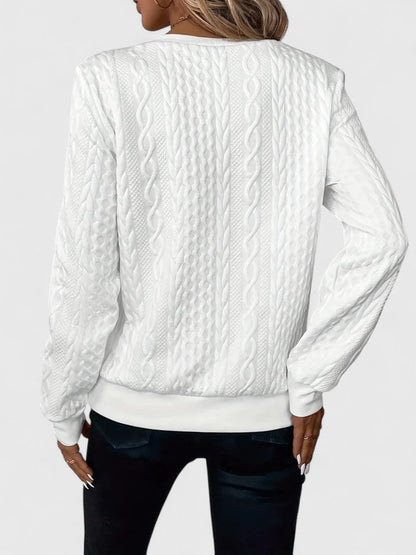 Women's Zip Neck Sweater