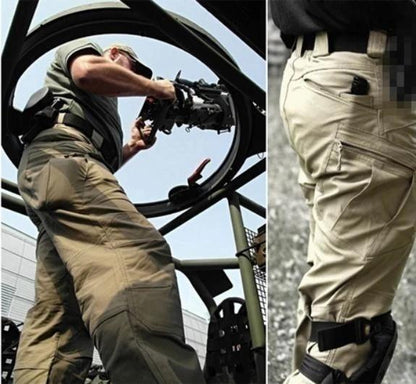Men's Straight Leg Cargo Pants Multi Pocket