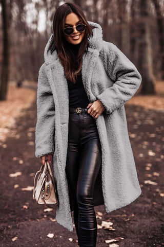 Women's Faux Fur Parka Coat With Hood