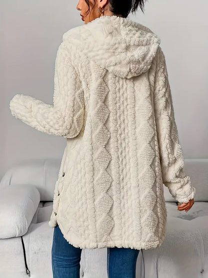 Soft Fleece Hooded Sweater