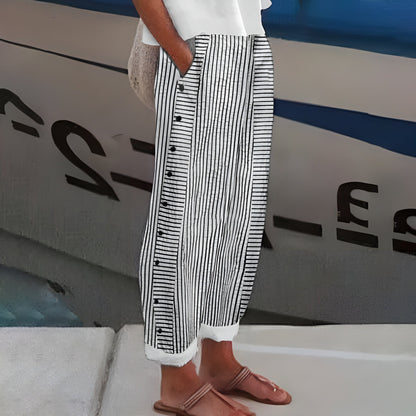 Women's Comfortable Pants with Side Pockets