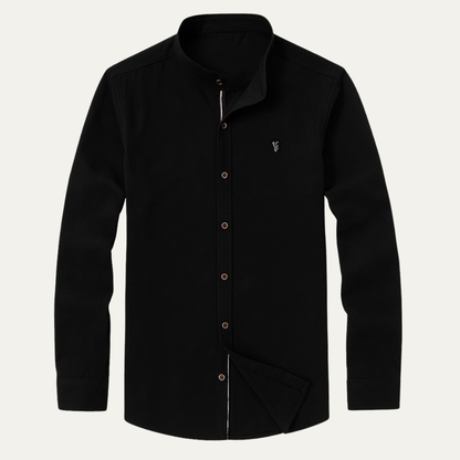 Men's Cotton Linen Dress Shirt - VibreMode