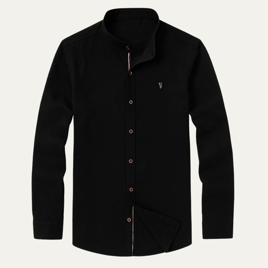 Men's Cotton Linen Dress Shirt - VibreMode