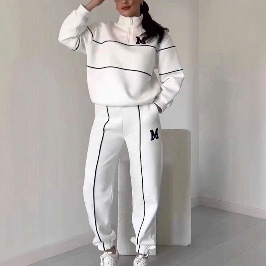 Women's Long Sleeve Sweatpants Set - VibreMode