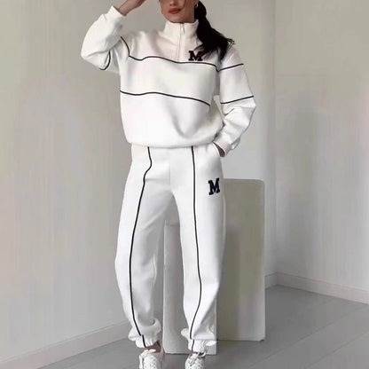 Women's Long Sleeve Sweatpants Set - VibreMode